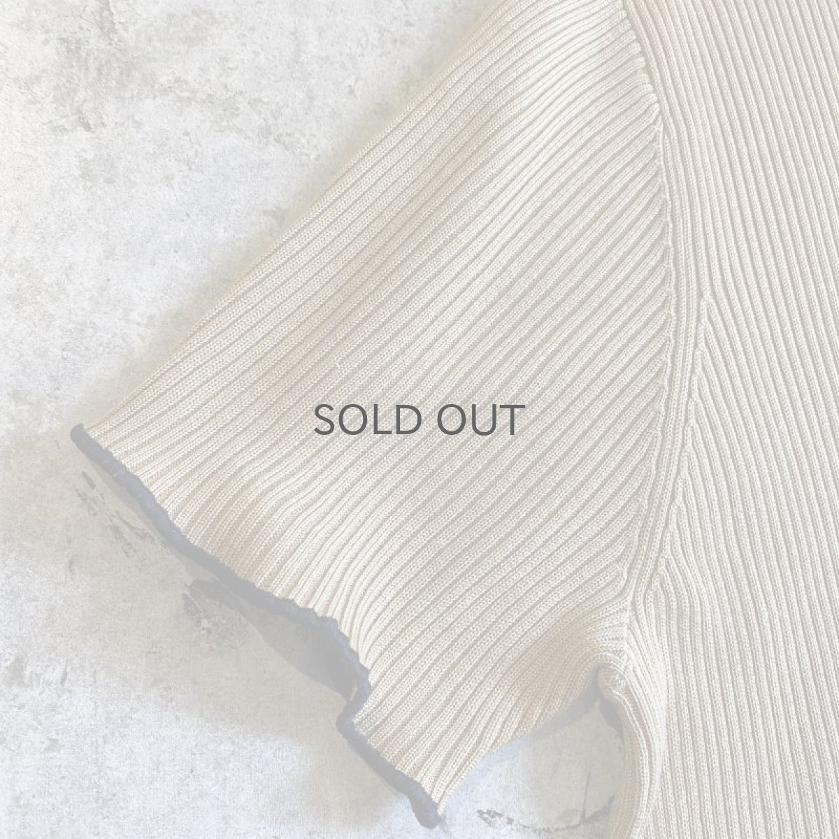 画像5: 【Wiz&Witch】"OUT STITCH" RIB V S/S KNIT TEE / OS (5)