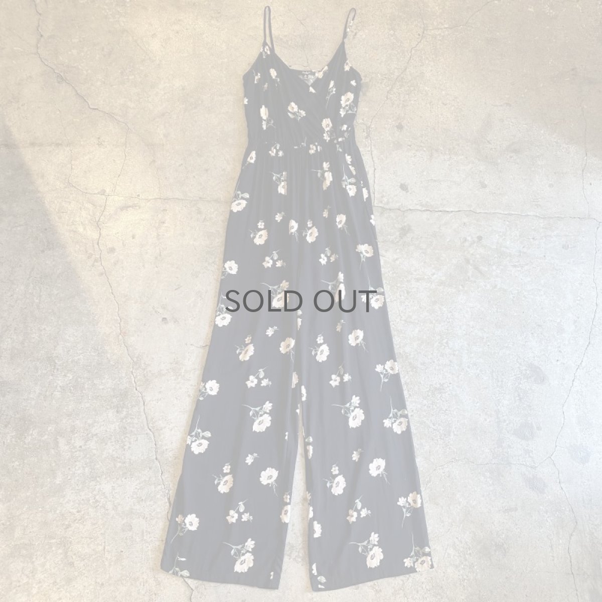 画像1: FLORAL PATTERN CAMISOLE JUMPSUIT / Ladies M (1)