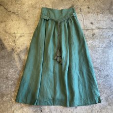 画像2: 70's EURO STRING BELT DESIGN SKIRT / W29 (2)