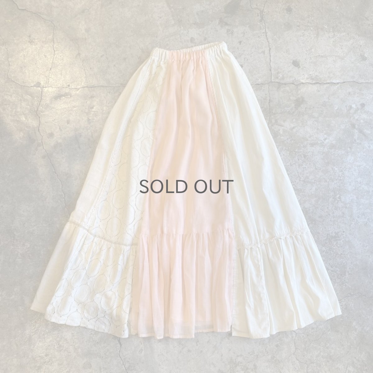 画像2: 【Wiz&Witch】"UNITED" VINTAGE LONG SKIRT / FREE (2)