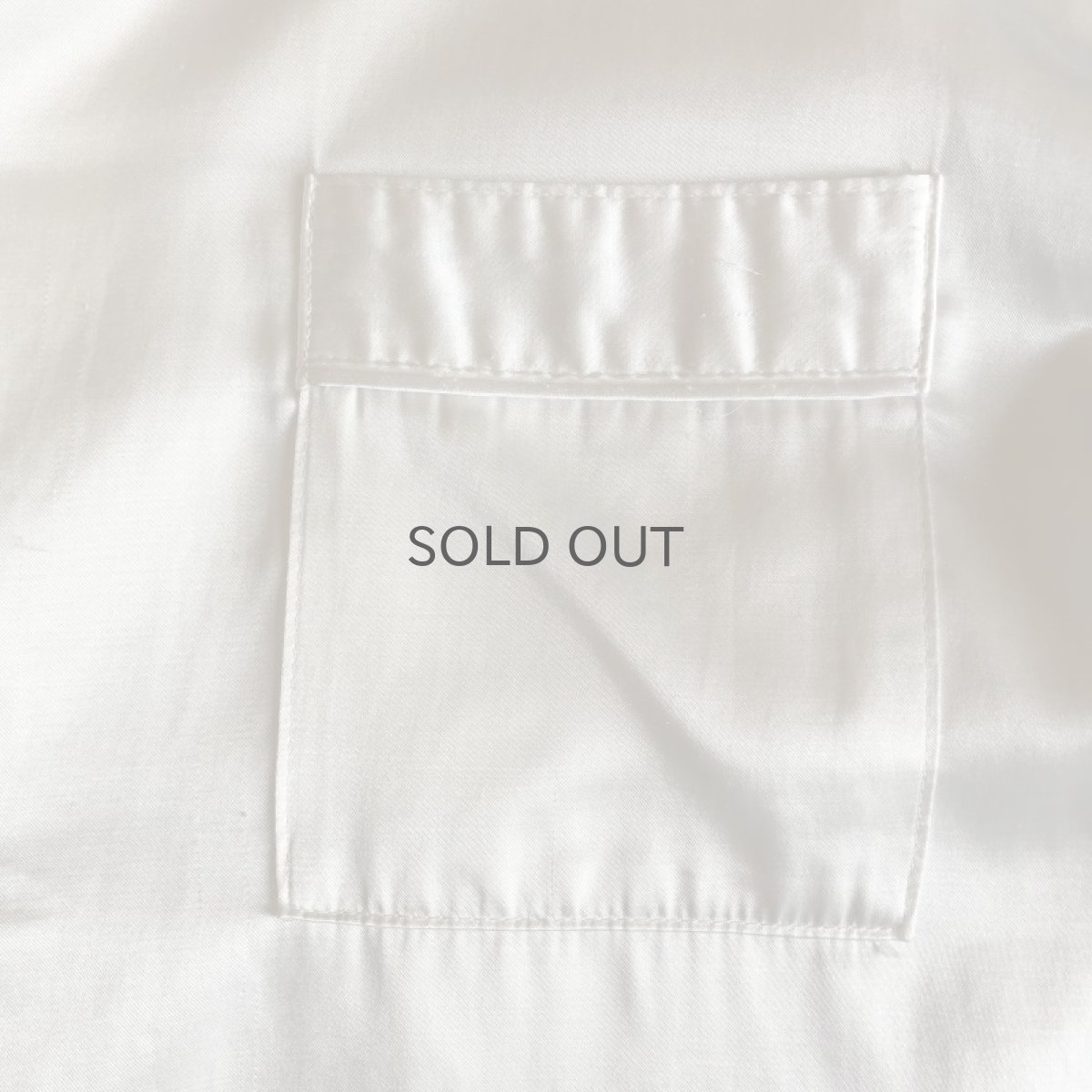 画像7: WHITE COLOR DESIGN PAJAMAS L/S SHIRT / Ladies L (7)