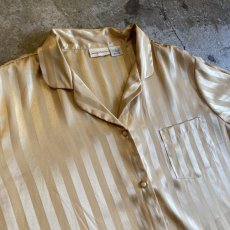 画像3: STRIPE LUSTER COLOR LONG DESIGN SHIRT / Ladies L(4X) (3)