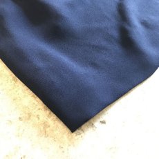 画像3: NAVY COLOR WAIST RIBBON DESIGN DRAPE LONG TOPS / Ladies M(8) (3)