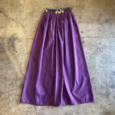 画像1: COLOR DESIGN LONG FLARE SKIRT / W26 (1)