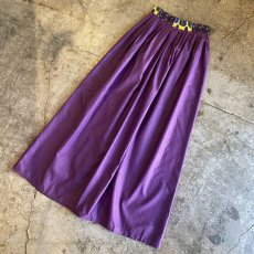 画像4: COLOR DESIGN LONG FLARE SKIRT / W26 (4)