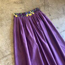 画像3: COLOR DESIGN LONG FLARE SKIRT / W26 (3)