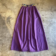 画像2: COLOR DESIGN LONG FLARE SKIRT / W26 (2)