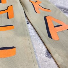 画像5: HAND PAINTED "T H C E K A" WORK PANTS / W34 (5)