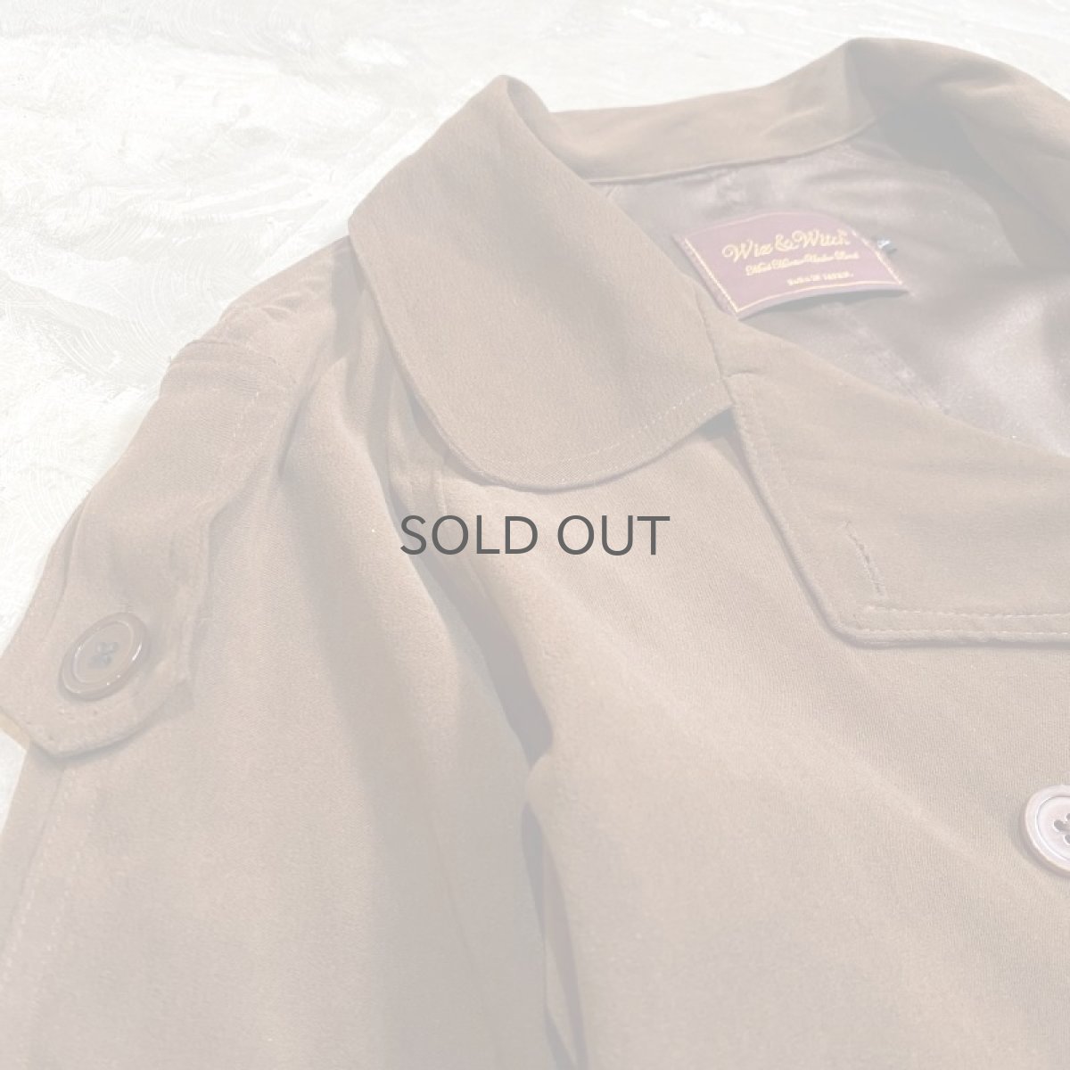 画像3: 【Wiz&Witch】"THE U.K" SHORT TRENCH JACKET / OS (3)