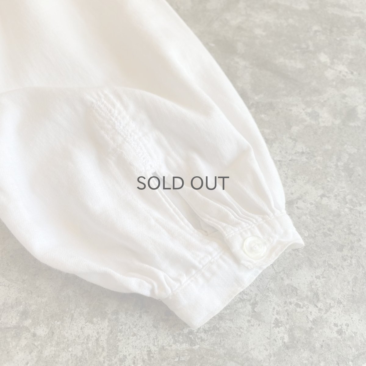 画像8: OLD FLORAL EMBROIDERY COTTON ONE-PIECE / Ladies M (8)