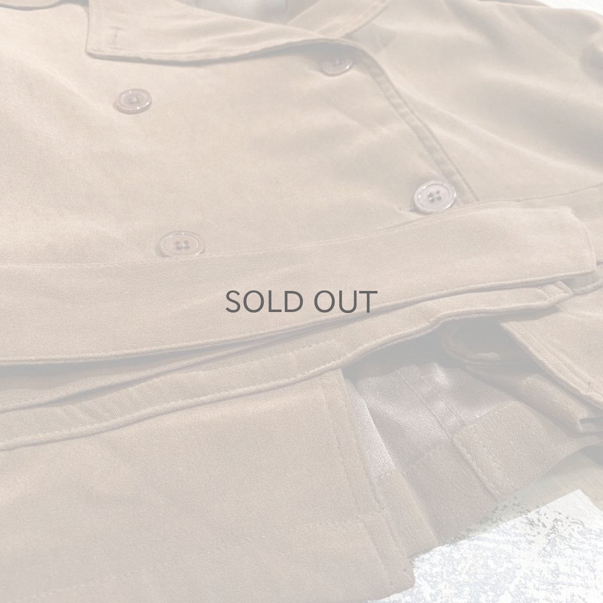 画像5: 【Wiz&Witch】"THE U.K" SHORT TRENCH JACKET / OS (5)