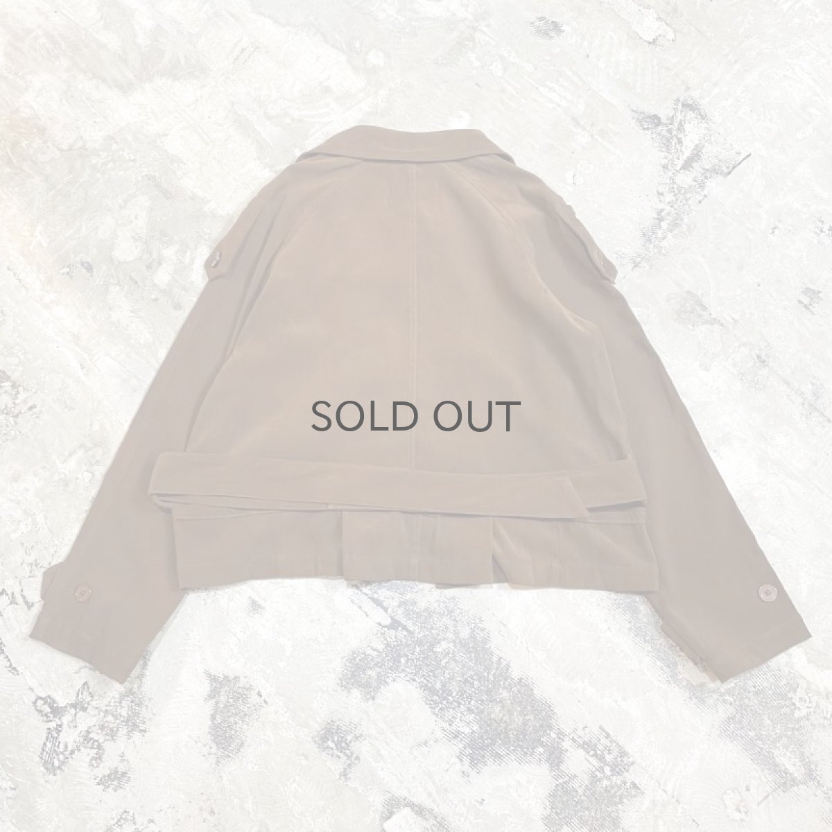 画像2: 【Wiz&Witch】"THE U.K" SHORT TRENCH JACKET / OS (2)