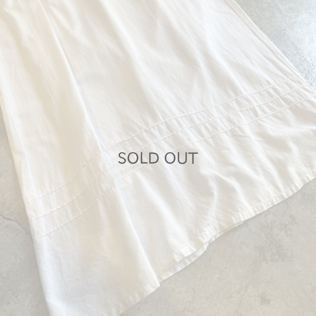 画像9: OLD FLORAL EMBROIDERY COTTON ONE-PIECE / Ladies M (9)