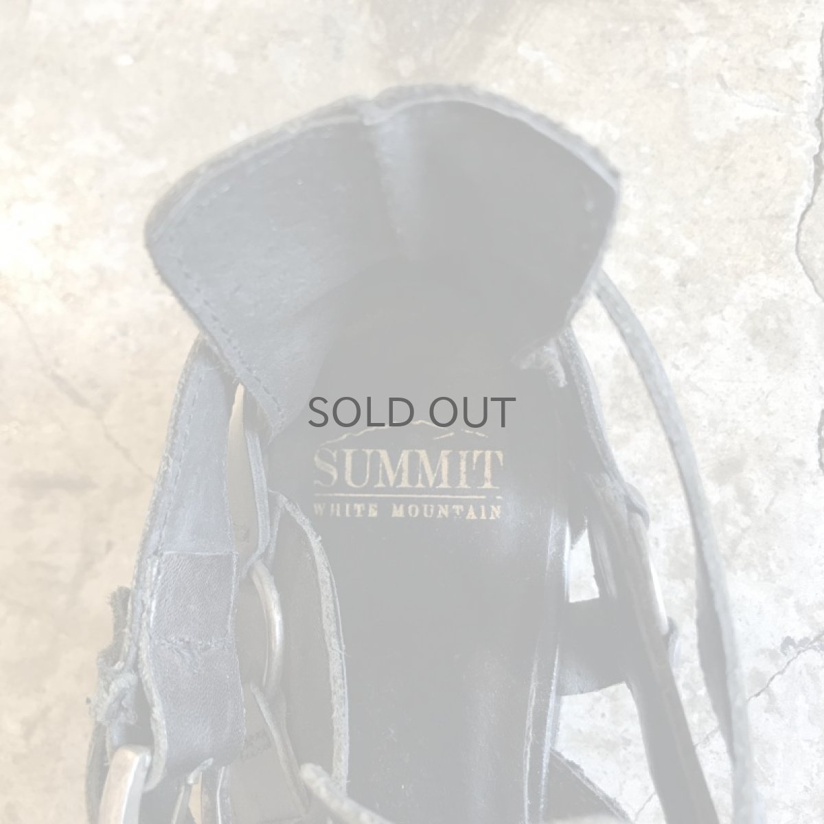 画像9: CROSS DESIGN LEATHER SANDAL / 37 / MADE IN ITALY (9)