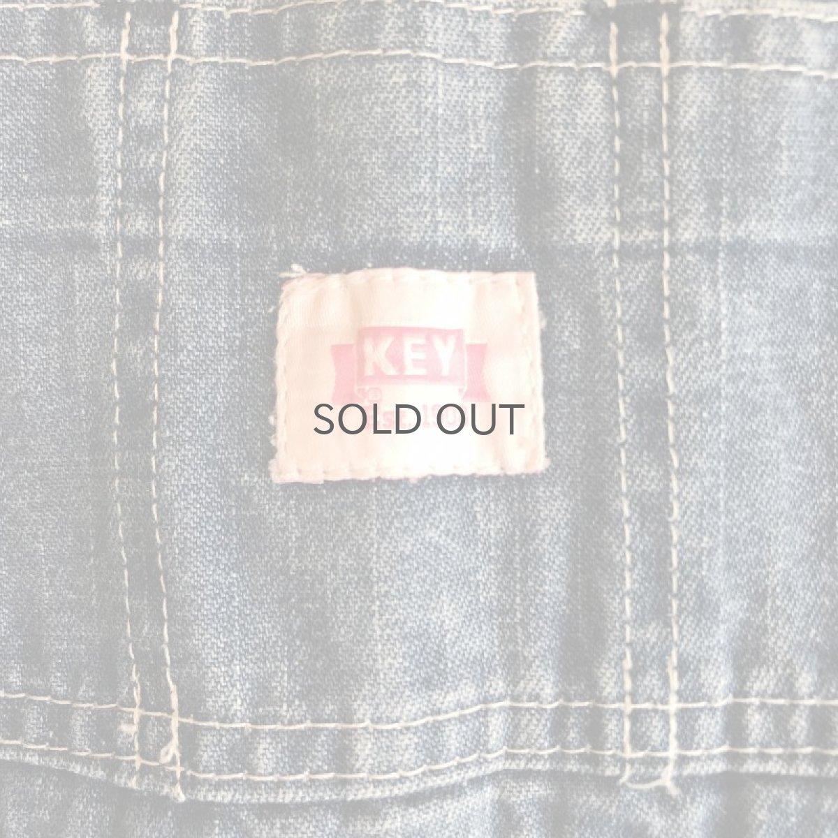 画像10: TUCK DESIGN TAPERED DENIM OVER ALL / Ladies M (10)