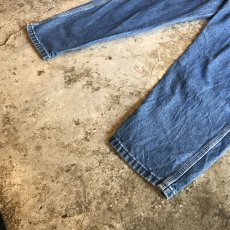 画像4: TUCK DESIGN TAPERED DENIM OVER ALL / Ladies M (4)