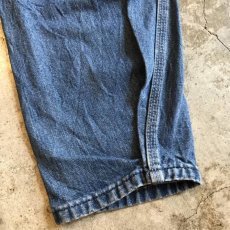 画像9: TUCK DESIGN TAPERED DENIM OVER ALL / Ladies M (9)