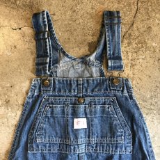 画像6: TUCK DESIGN TAPERED DENIM OVER ALL / Ladies M (6)