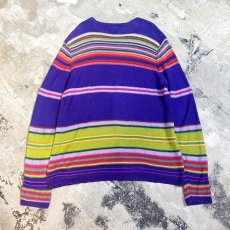 画像2: 90's【RALPH LAUREN】BORDER PATTERN LINEN L/S TOPS / Mens XL (2)