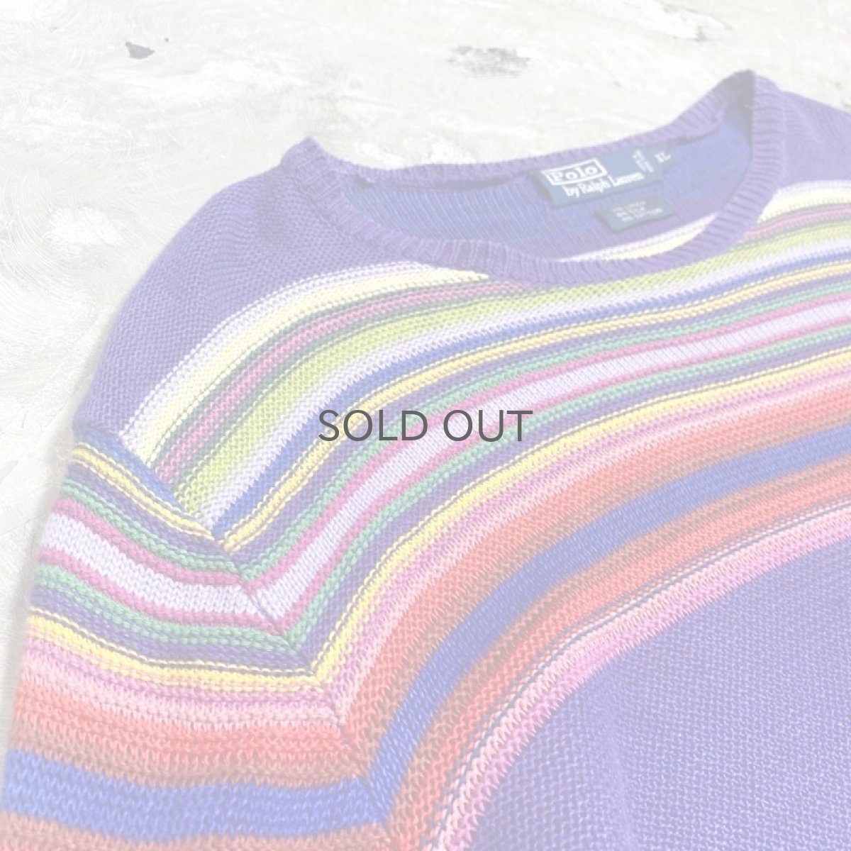 画像3: 90's【RALPH LAUREN】BORDER PATTERN LINEN L/S TOPS / Mens XL (3)