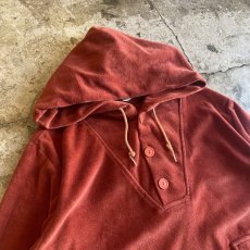 画像3: VELOUR HOODIE DESIGN L/S TOPS / Ladies M / MADE IN USA (3)