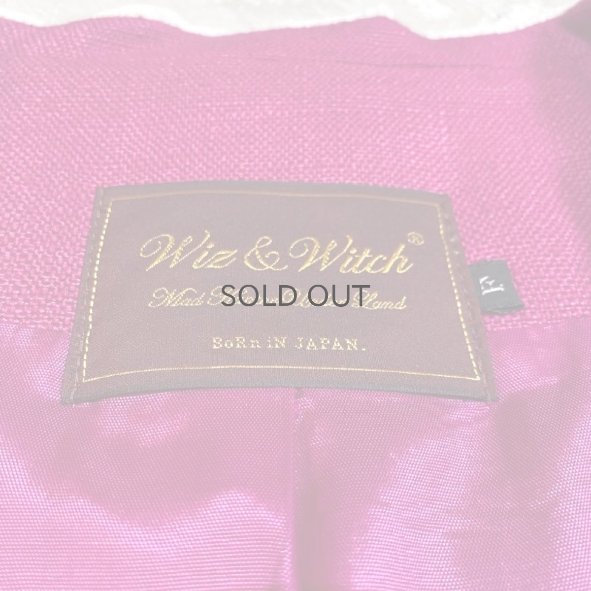 画像8: 【Wiz&Witch】"OUT STITCH" TAILORED JACKET / OS (8)