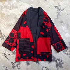 画像1: ARTISTIC PATTERN REVERSIBLE JACKET / Mens M (1)