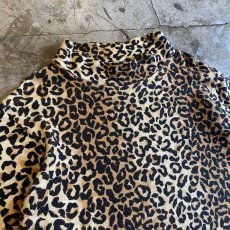 画像3: MOCK NECK LEOPARD PATTERN L/S TOPS / Ladies M~L (3)