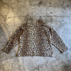 画像2: MOCK NECK LEOPARD PATTERN L/S TOPS / Ladies M~L (2)