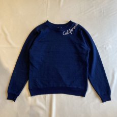 画像1: EMBROIDERY RAGLAN SLEEVE L/S SWEAT / Ladies XS / MADE IN USA (1)