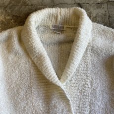 画像6: WHITE DOUBLE DESIGN KNIT JACKET / Ladies M (6)