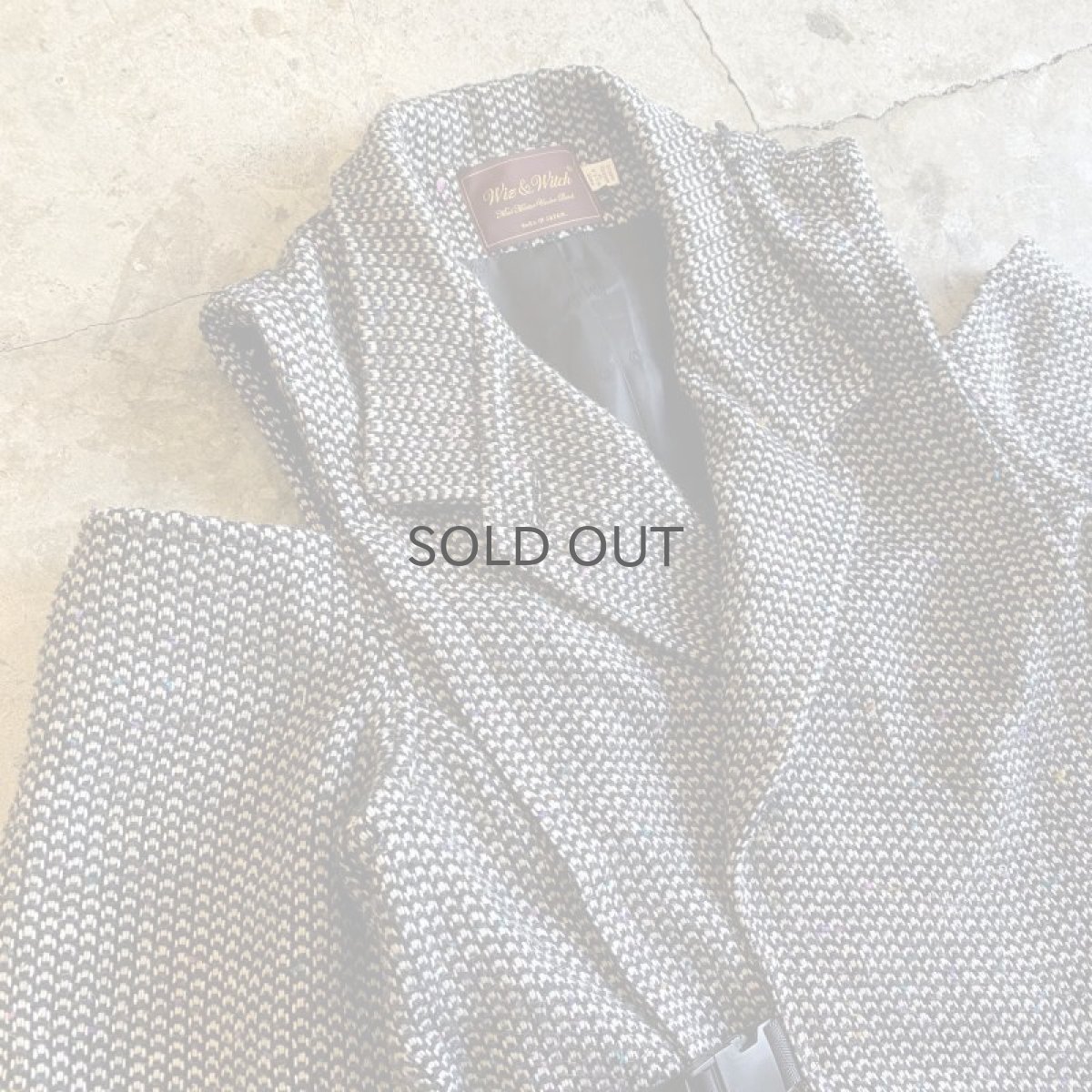 画像3: 【Wiz&Witch】"WEIRD" SHOULDER OFF WRAP TAYLOR JACKET / OS (3)