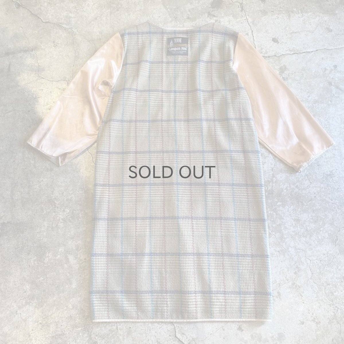 画像2: 【Wiz&Witch】"HOOK UP" OLD CHECK LINER COAT / OS (2)