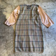 画像2: 【Wiz&Witch】"HOOK UP" OLD CHECK LINER COAT / OS (2)