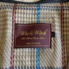 画像9: 【Wiz&Witch】"HOOK UP" OLD CHECK LINER COAT / OS (9)