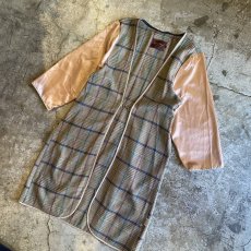 画像4: 【Wiz&Witch】"HOOK UP" OLD CHECK LINER COAT / OS (4)