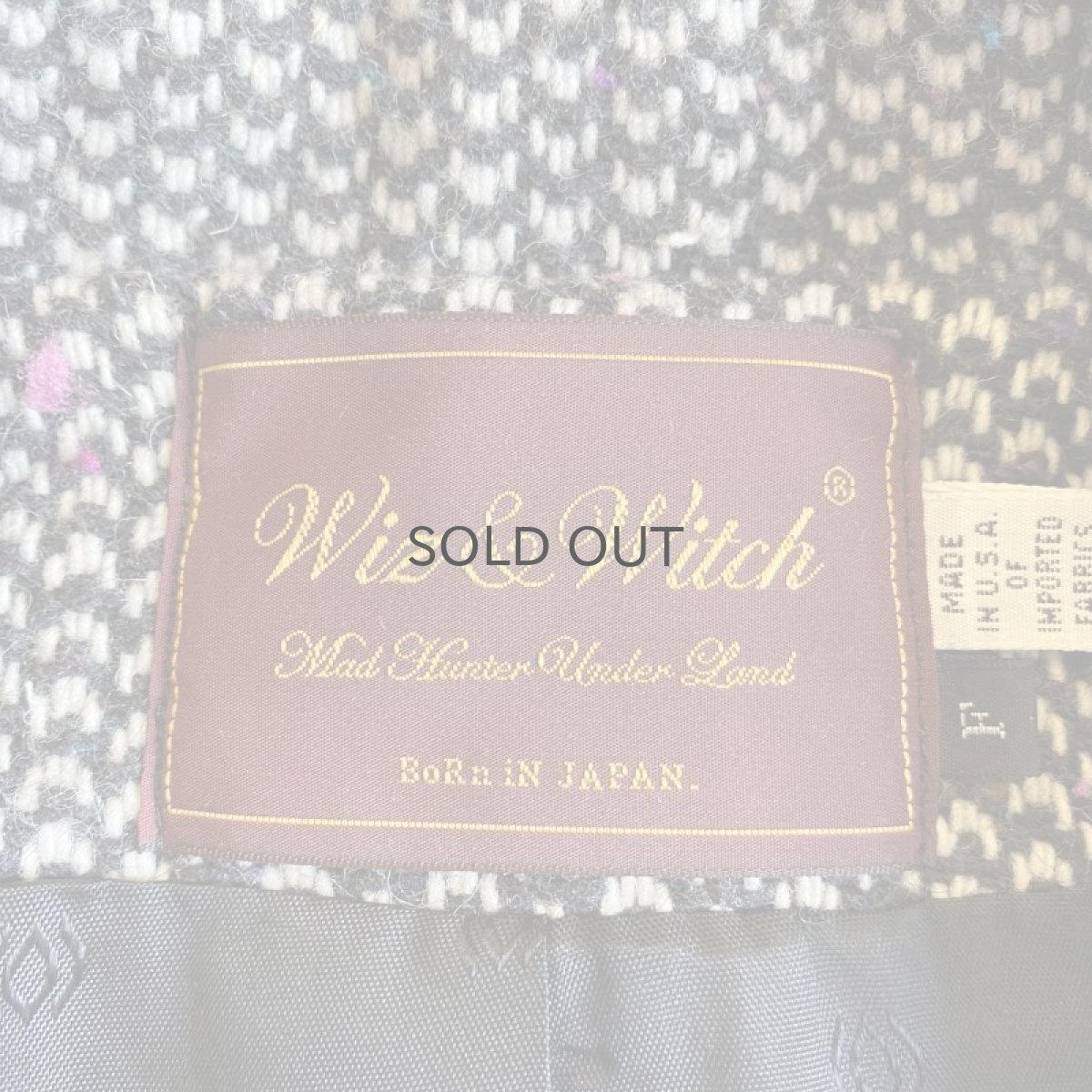 画像6: 【Wiz&Witch】"WEIRD" SHOULDER OFF WRAP TAYLOR JACKET / OS (6)