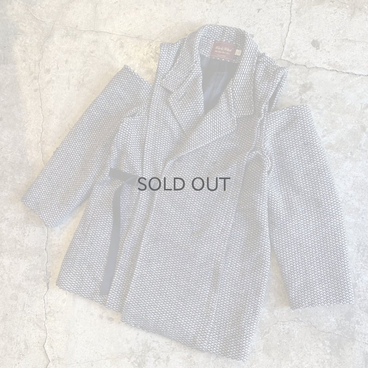 画像4: 【Wiz&Witch】"WEIRD" SHOULDER OFF WRAP TAYLOR JACKET / OS (4)