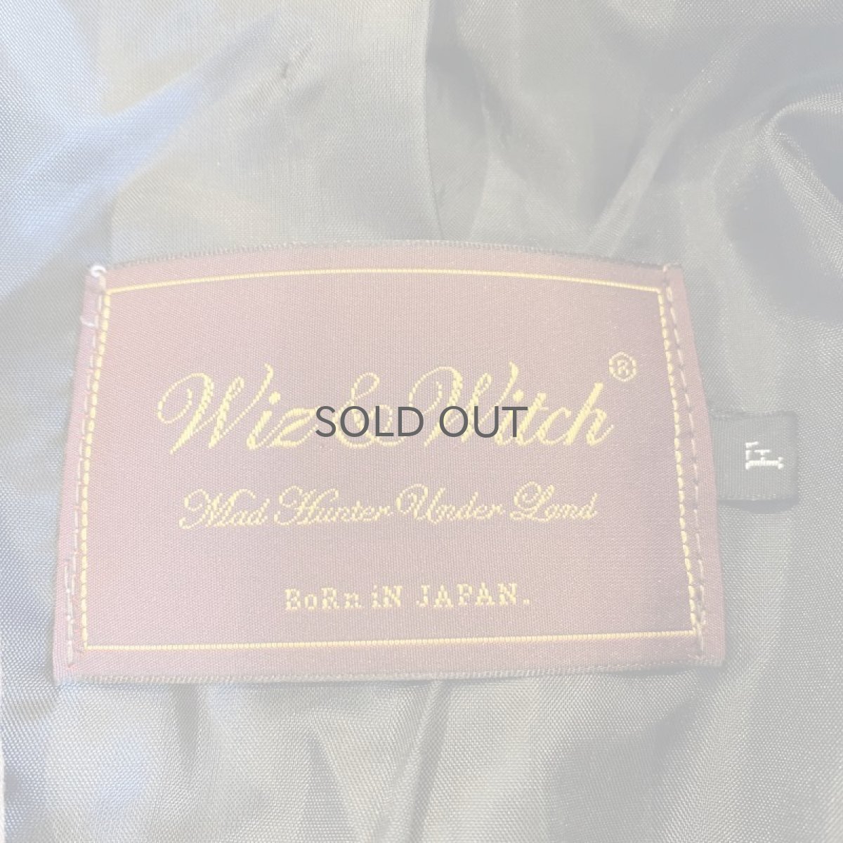 画像10: 【Wiz&Witch】"WEIRD" FUTURE WRAP 2TONE TAYLOR JACKET / OS (10)