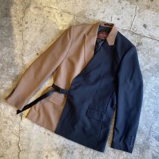 画像4: 【Wiz&Witch】"WEIRD" FUTURE WRAP 2TONE TAYLOR JACKET / OS (4)