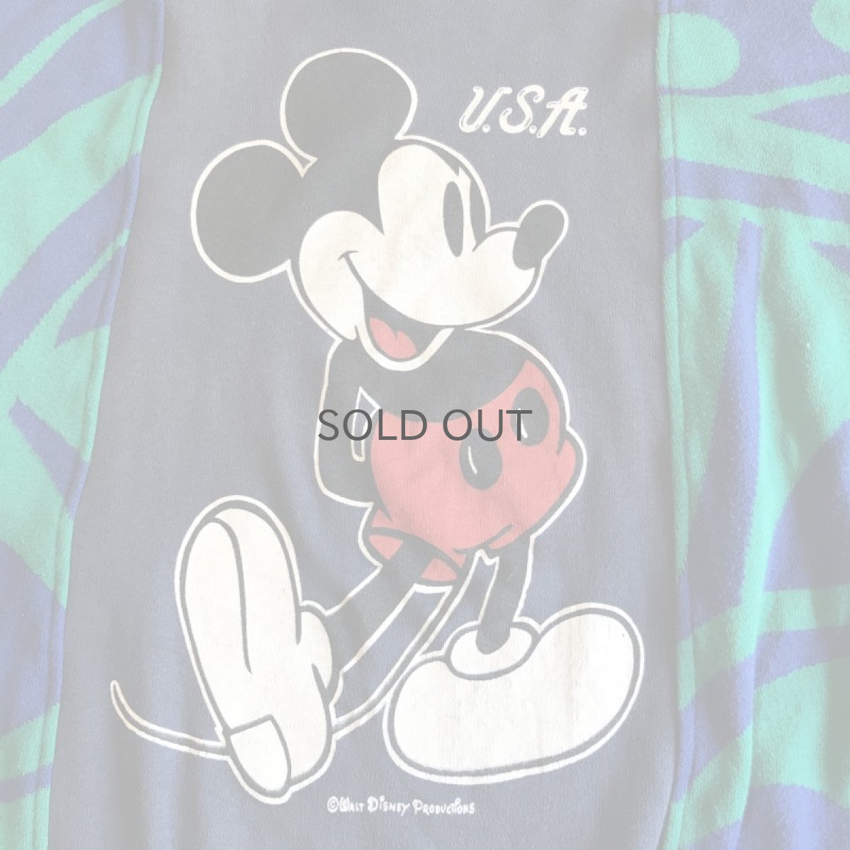 画像8: 【Wiz&Witch】"UNITED" TWO FACE SWEATER VTG MICKEY × ART / OS (8)