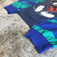 画像4: 【Wiz&Witch】"UNITED" TWO FACE SWEATER VTG MICKEY × ART / OS (4)