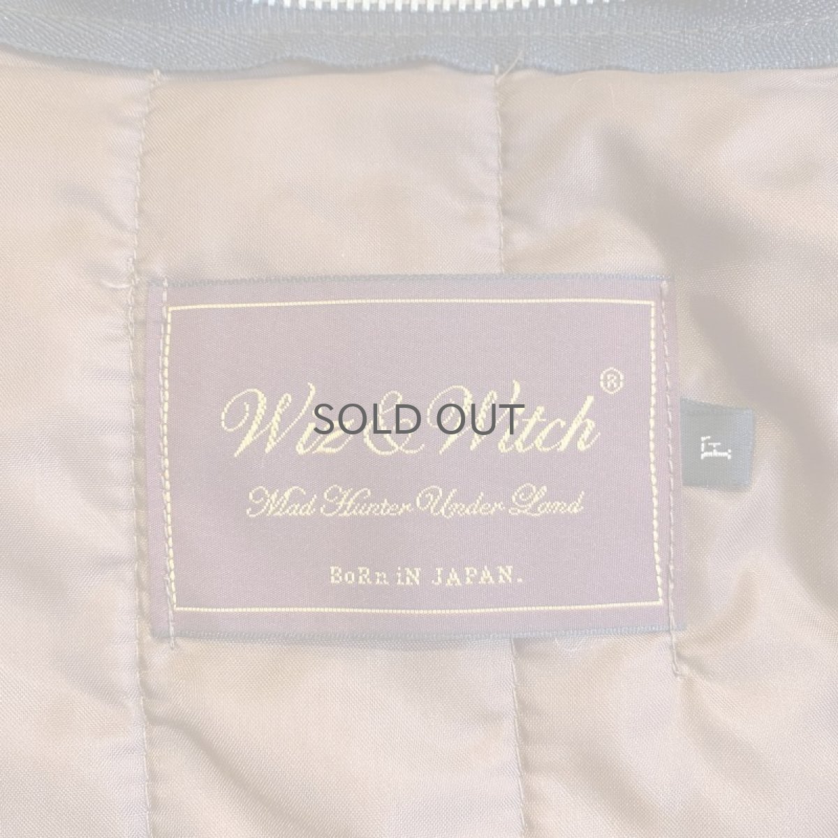 画像9: 【Wiz&Witch】"HOOK UP" OLD QUILTING LINER COAT / OS (9)