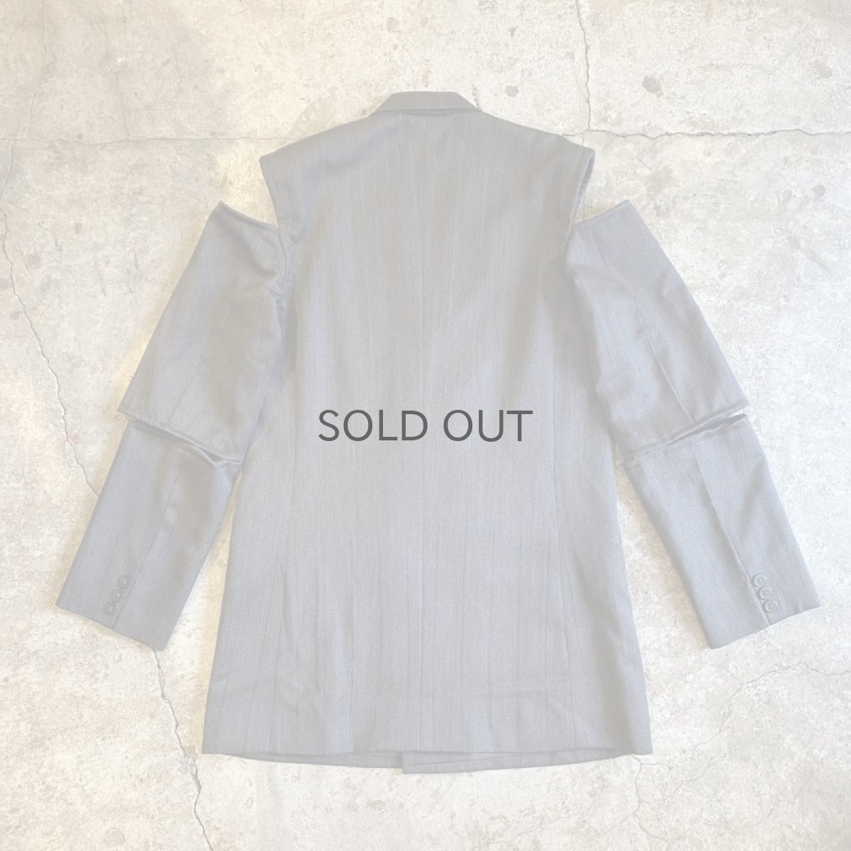 画像2: 【Wiz&Witch】"WEIRD" SHOULDER OFF DOUBLE TAYLOR JACKET / OS (2)