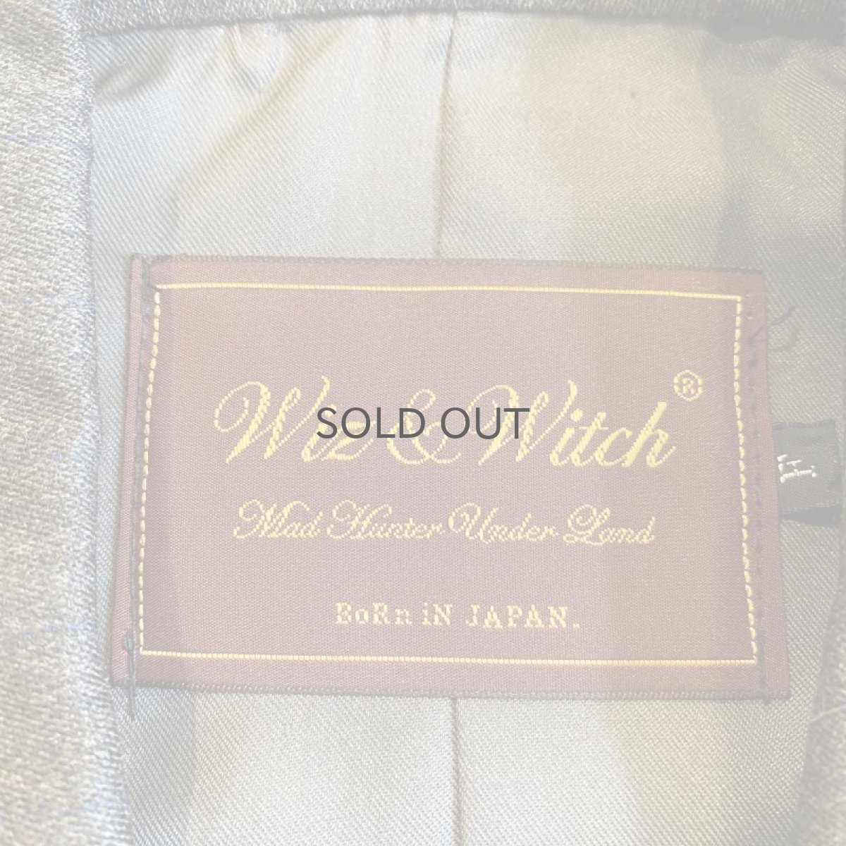 画像9: 【Wiz&Witch】"WEIRD" SHOULDER OFF DOUBLE TAYLOR JACKET / OS (9)