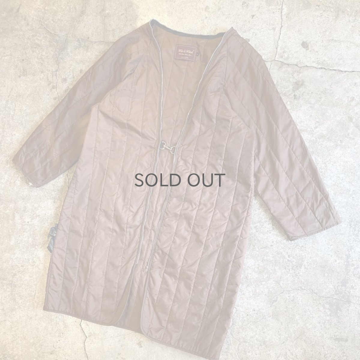 画像4: 【Wiz&Witch】"HOOK UP" OLD QUILTING LINER COAT / OS (4)