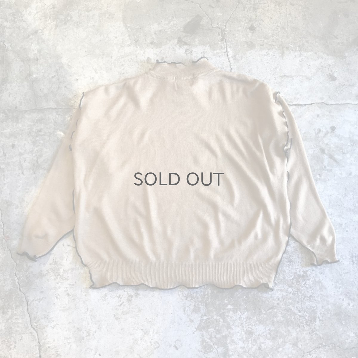 画像2: 【Wiz&Witch】"OUT STITCH" MOCK NECK SWEATER / OS (2)