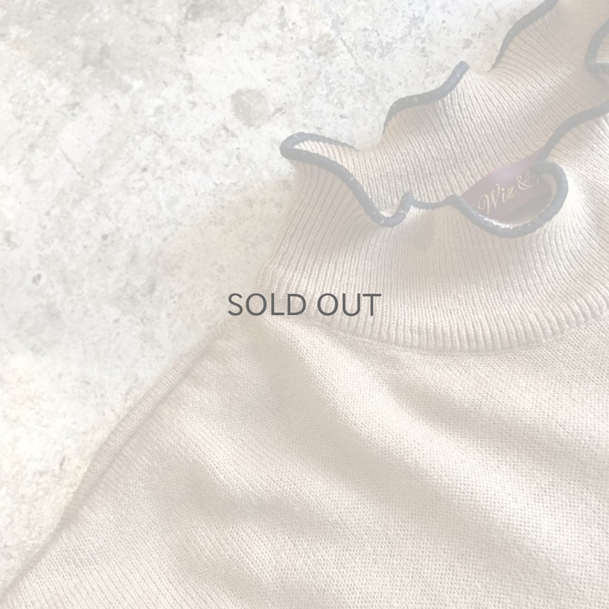 画像7: 【Wiz&Witch】"OUT STITCH" MOCK NECK SWEATER / OS (7)