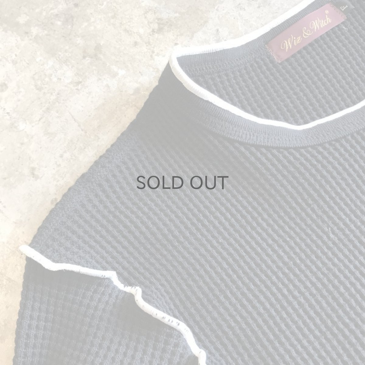 画像5: 【Wiz&Witch】"OUT STITCH" THERMAL L/S TEE / OS (5)