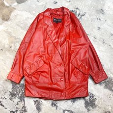 画像1: 80~90's COLOR DOUBLE BREASTED JACKET / Mens M(L) (1)